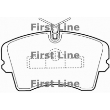 FBP1522 FIRST LINE Комплект тормозных колодок, дисковый тормоз