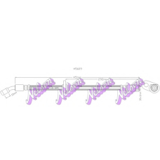 H5609 Brovex-Nelson Тормозной шланг