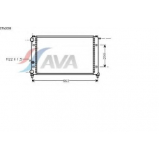 STA2008 AVA Радиатор, охлаждение двигателя