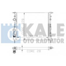 109300 KALE OTO RADYATOR Радиатор, охлаждение двигателя