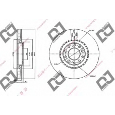 BD1935 DJ PARTS Тормозной диск