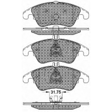20073 BSF Комплект тормозных колодок, дисковый тормоз