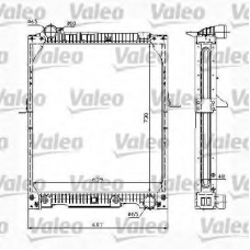 732992 VALEO Радиатор, охлаждение двигателя