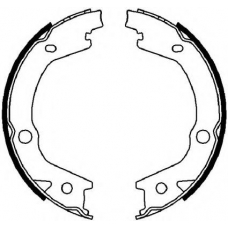 FSB4021 FERODO Комплект тормозных колодок, стояночная тормозная с