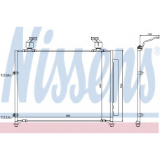940295 NISSENS Конденсатор, кондиционер