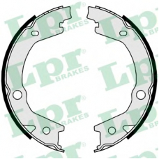 09800 LPR Комплект тормозных колодок, стояночная тормозная с