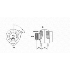 063341711010 MAGNETI MARELLI Генератор