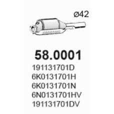 58.0001 ASSO Катализатор