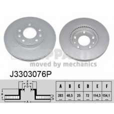 J3303076P NIPPARTS Тормозной диск