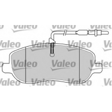 597539 VALEO Комплект тормозных колодок, дисковый тормоз