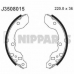J3508015 NIPPARTS Комплект тормозных колодок