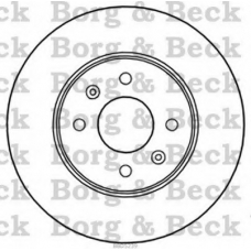 BBD5239 BORG & BECK Тормозной диск