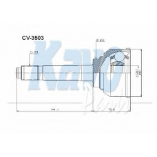 CV-3503 KAVO PARTS Шарнирный комплект, приводной вал