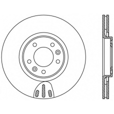 BDR2380.20 OPEN PARTS Тормозной диск