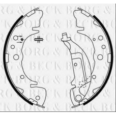 BBS6483 BORG & BECK Комплект тормозных колодок