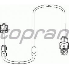 207 453 TOPRAN Датчик, износ тормозных колодок