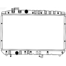 1461-0238A SAKURA  Automotive Радиатор, охлаждение двигателя