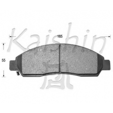 FK4055 KAISHIN Комплект тормозных колодок, дисковый тормоз