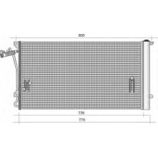 350203345000 MAGNETI MARELLI Конденсатор, кондиционер