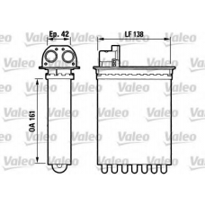 812028 VALEO Теплообменник, отопление салона