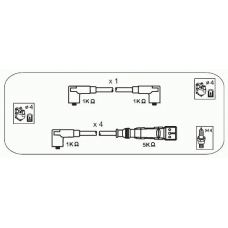 ABM57 JANMOR Комплект проводов зажигания