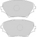 FD6999A NECTO Комплект тормозных колодок, дисковый тормоз