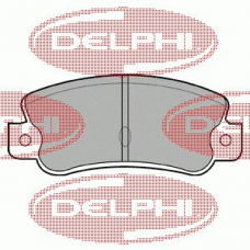 LP523 DELPHI Комплект тормозных колодок, дисковый тормоз