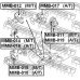 MMB-011 FEBEST Подвеска, двигатель