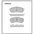 ADB0420 Allied Nippon Тормозные колодки