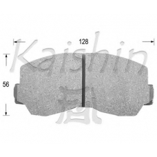 FK6014 KAISHIN Комплект тормозных колодок, дисковый тормоз