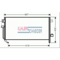 2520051 KUHLER SCHNEIDER Конденсатор, кондиционер