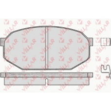 626.0198 VILLAR Комплект тормозных колодок, дисковый тормоз