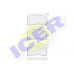 181730 ICER Комплект тормозных колодок, дисковый тормоз