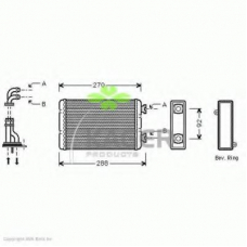 32-0182 KAGER Теплообменник, отопление салона