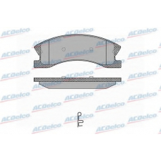 AC937581D AC Delco Комплект тормозных колодок, дисковый тормоз