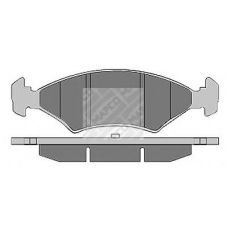 6159/2 MAPCO Комплект тормозных колодок, дисковый тормоз
