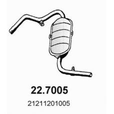 22.7005 ASSO Глушитель выхлопных газов конечный
