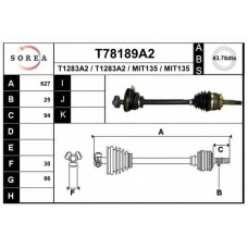 T78189A2 EAI Приводной вал