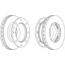 FCR238A FERODO Тормозной диск