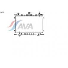 DN2036 AVA Радиатор, охлаждение двигателя