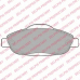 LP2070 DELPHI Комплект тормозных колодок, дисковый тормоз