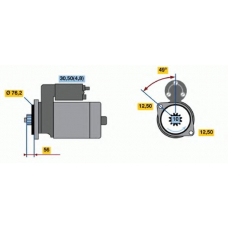 0 001 120 408 BOSCH Стартер