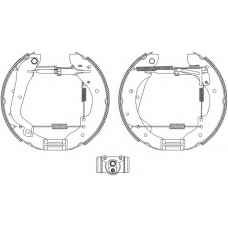 8DB 355 003-601 HELLA Комплект тормозных колодок