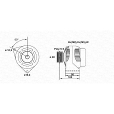 943356573010 MAGNETI MARELLI Генератор