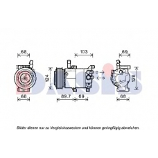 851957N AKS DASIS Компрессор, кондиционер