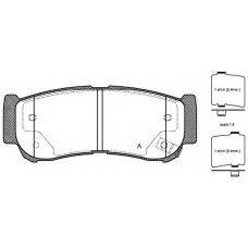 BPA1239.02 OPEN PARTS Комплект тормозных колодок, дисковый тормоз