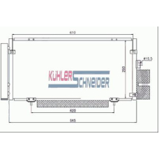 2520091 KUHLER SCHNEIDER Конденсатор, кондиционер