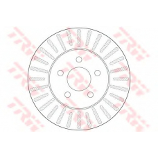 DF6491 TRW Тормозной диск