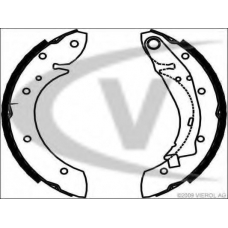 V46-0165 VEMO/VAICO Комплект тормозных колодок