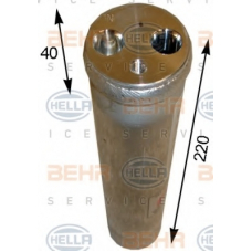 8FT 351 193-151 HELLA Осушитель, кондиционер